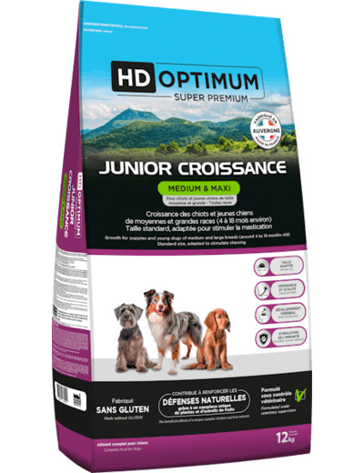 HD Optimum Medium & Maxi Junior Croissance