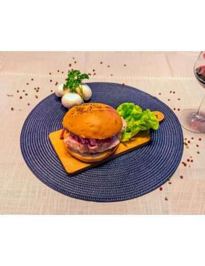 Le Burger Au Cochon Confit, Accompagnement Chouchou