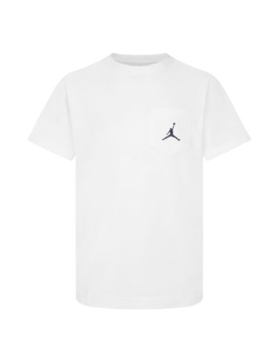 T-shirt Jordan Core Pocket enfant white