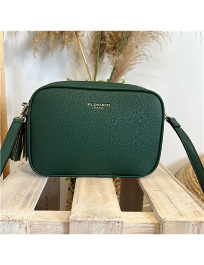 P500- Sac Flora & Co 2 Zips (vert sapin)