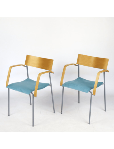 Paire de Chaises "Lammhults"