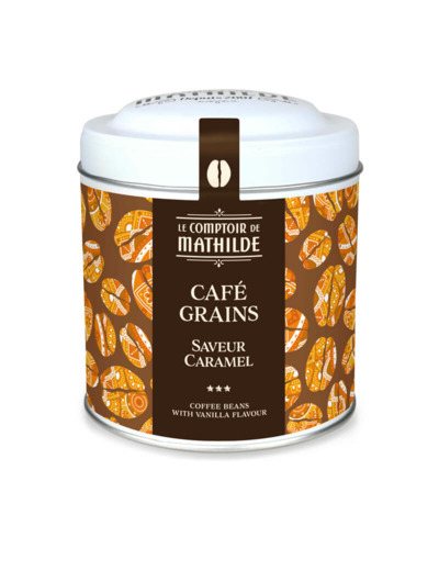 Café Torréfié en Grains Saveur Caramel 125G