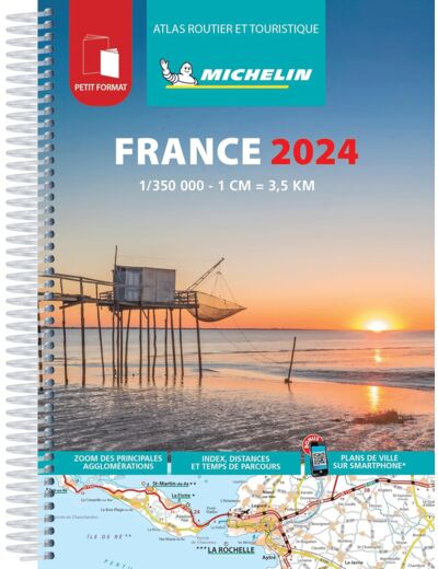 ATLAS FRANCE - ATLAS ROUTIER FRANCE 2024 (PETIT FORMAT - SPIRAL)