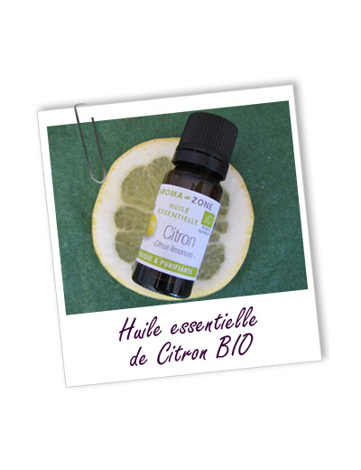 Huile essentielle citron tonique et purifiante