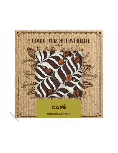 Tablette Café Crème - Chocolat noir