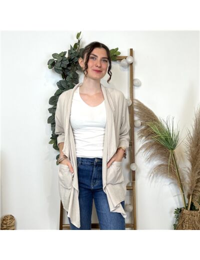 L351- Veste Estivale (Tu) (beige)