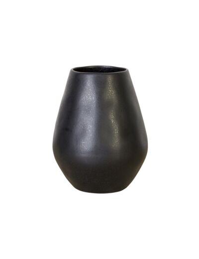 Bulbe vase Sable noir 25 cm