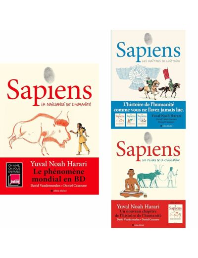 SAPIENS - TOME 1 (BD) - LA NAISSANCE DE L'HUMANITE