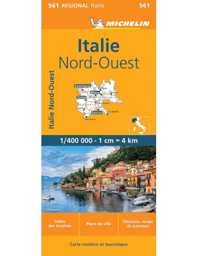 CARTE REGIONALE ITALIE NORD-OUEST