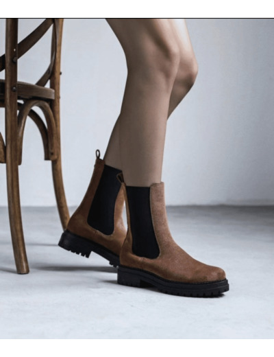 Bottines hautes camel - Annabelle - Findlay