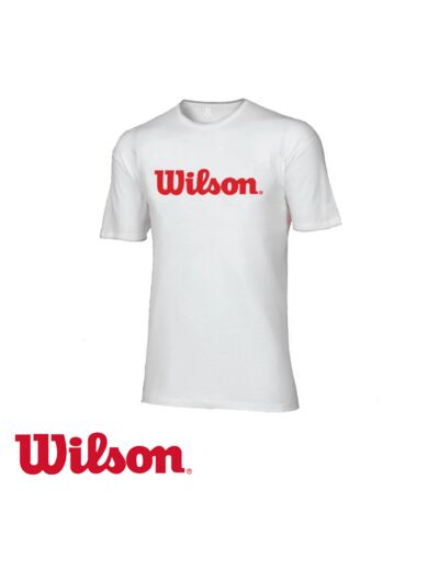 WILSON TEE-SHIRT Logo White/Red
