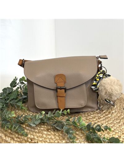 P521- Sac Flora and Co (beige)