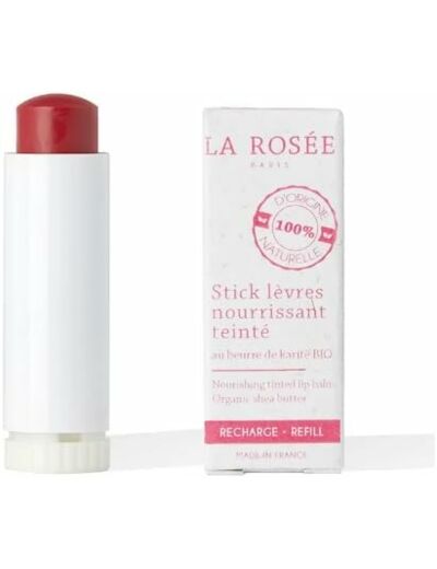 LA ROSEE - Recharge Stick lèvres nourrissant Teinté - 4.5G