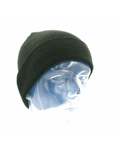 BONNET MILITAIRE MAILLE THINSULATE VERT