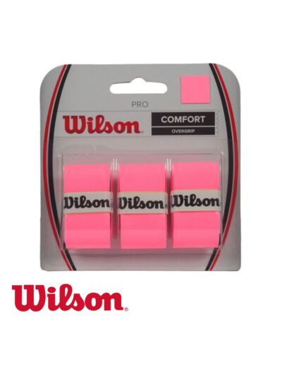WILSON COMFORT OVERGRIP Pink 3p