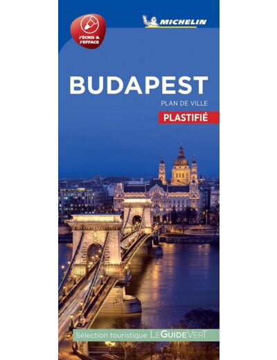 PLANS DE VILLE MICHELIN EUROPE - PLAN BUDAPEST (PLASTIFIE)