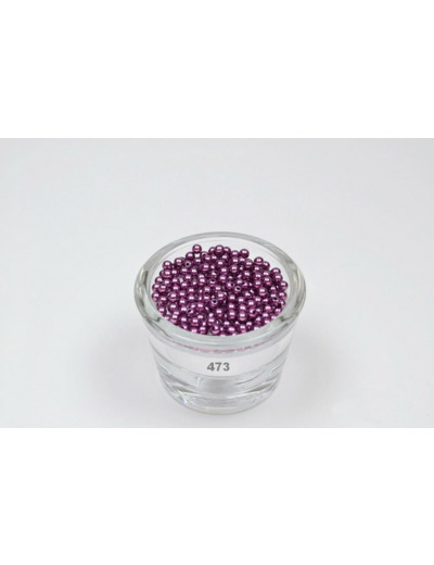 Sachet de 200 petites perles en plastique 4 mm de diametre aubergine 473