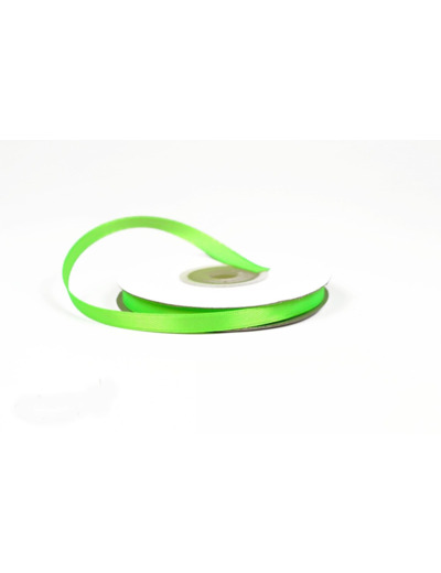 Ruban satin vert flash 556 Largeur 6 mm