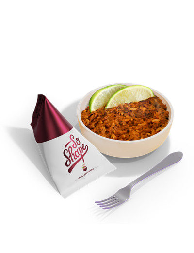 SoShape - lot de 5 saveur chili sin carne - 35g