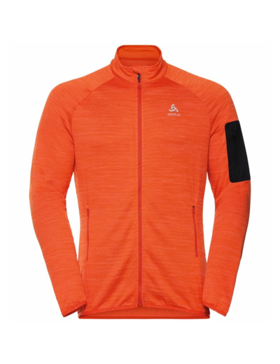 Odlo Steam gilet M mandarin red melange