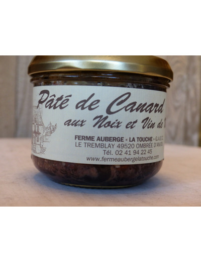 Pâté de canard aux noix et vin de noix (190g)