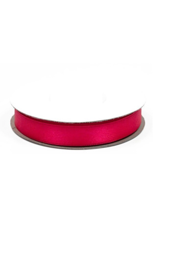 Ruban satin fuchsia 187 largeur 12 mm