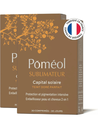 POMÉOL - Complément préparation bronzage - 2 x 30 jours