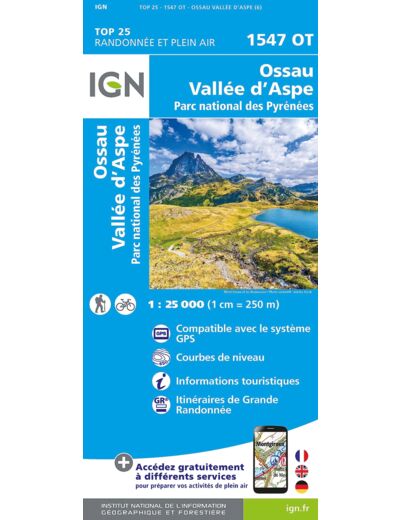 1547OT OSSAU - VALLEE D'ASPE PN PYRENEES