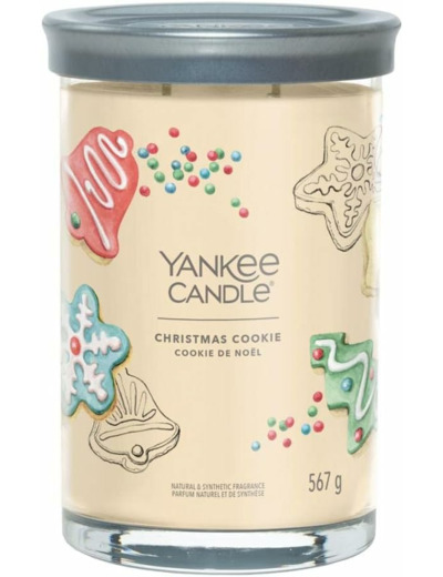 YANKEE CANDLE Grande bougie en pot en forme de biscuit de Noël