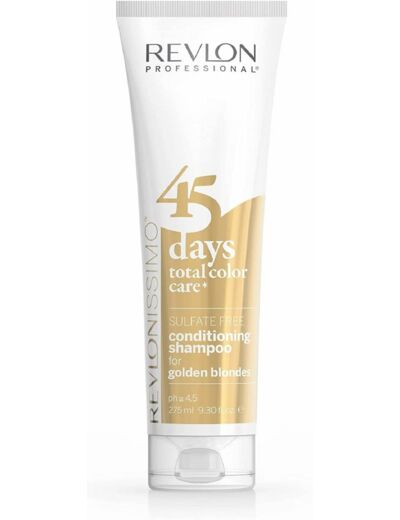 45 DAYS Shampooing et Après-shampooing 2en1 Protecteur de couleur GOLDEN BLONDES - Blond doré