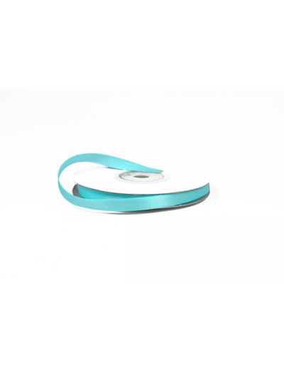 Ruban satin turquoise 340 Largeur 6 mm