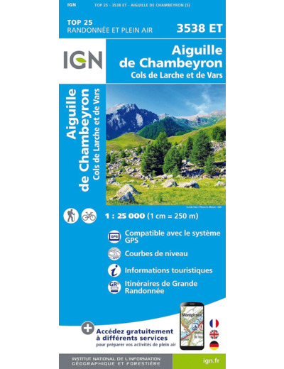 3538ET AIGUILLE DE CHAMBEYRON COLS DE LARCHE ET DE VARS