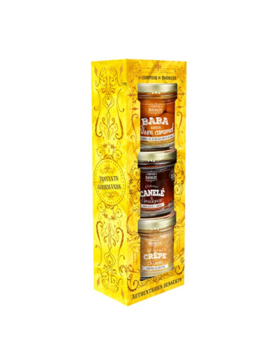 Coffret Authentiques Desserts 3X100G