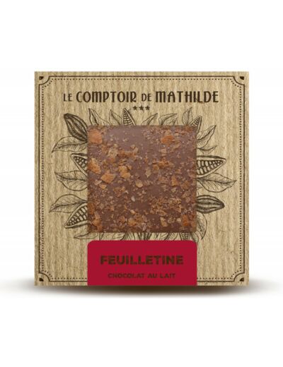 Tablette Feuilletine - Chocolat au lait