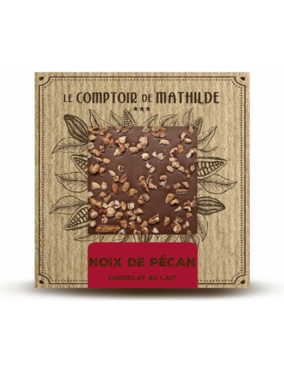 Tablette Noix de pécan - Chocolat lait