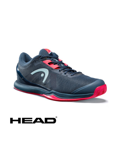 HEAD SPRINT PRO 3.0 HARD MIDNIGHT Navy/Neon Red