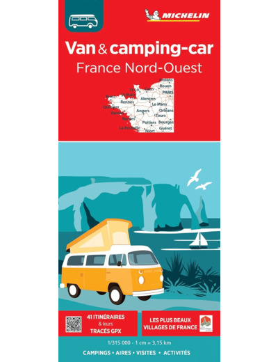 CARTE NATIONALE VAN & CAMPING-CAR - FRANCE NORD-OUEST