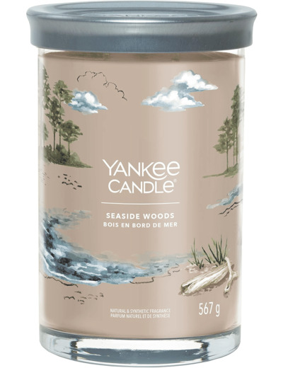 Yankee Candle Signature Bougie parfumée | Grande bougie en verre avec double mèche | Mélange de cire de soja à combustion longue | Cadeau parfait pour femme