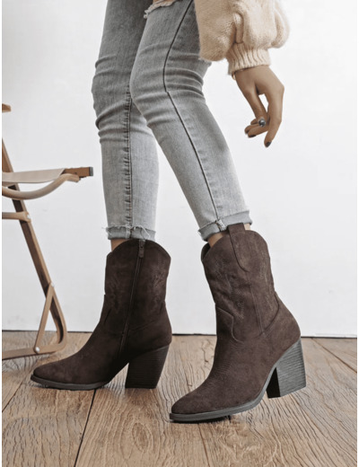 Bottines nubuck brown - Findlay - Catalina