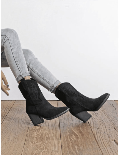 Bottines nubuck noir - Findlay - Catalina