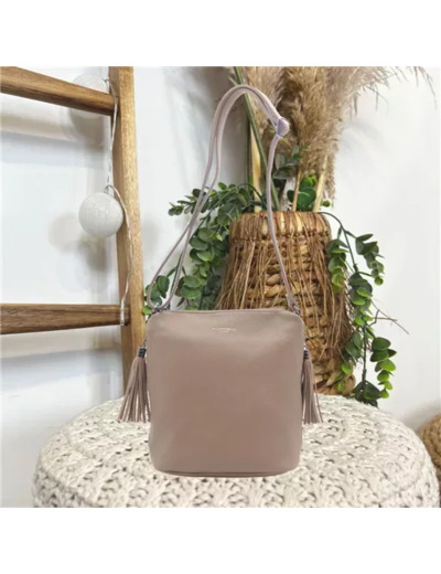 P471- Sac sceau Flora & Co (taupe)