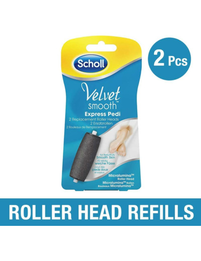 Scholl - 2 Rouleaux de Remplacement pour Express Pedi