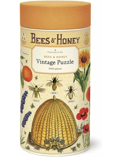Puzzle Cavallini 1000 Pièces, Bees & Honey : Une Ode Artistique à la Nature