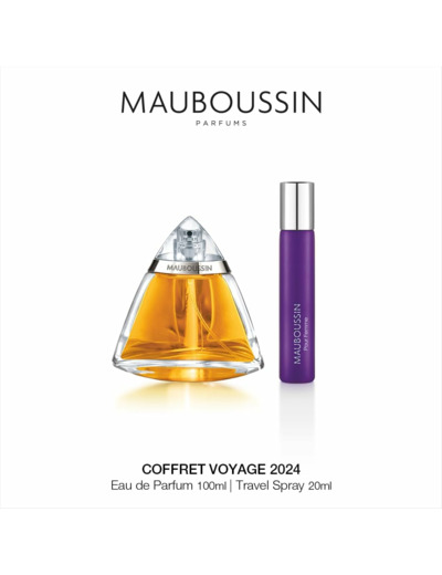 Coffret Voyage Pour Femme - Eau de Parfum 100ml + 20ml