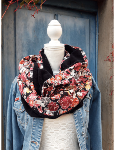 Double tour de cou - Snood adulte en polaire et polyester