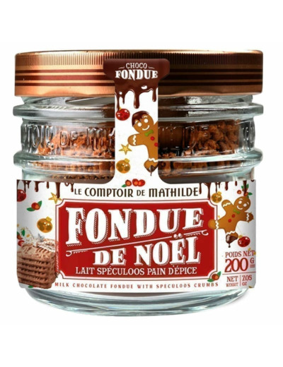 Fondue Chocolat Lait Speculoos Pain D'Epice 200G