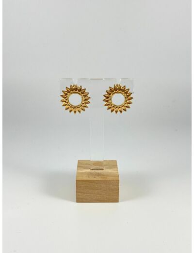 Boucles d'oreilles puces soleil XS - Fabien Ajzenberg