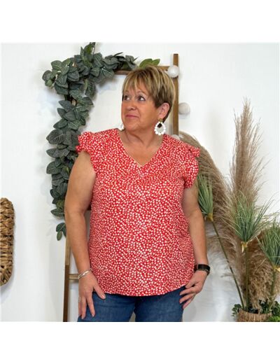 L502- Top By One Liberty (T40-T48) (rouge)