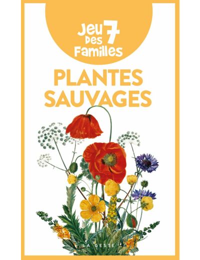 JEU DES 7 FAMILLES PLANTES SAUVAGES