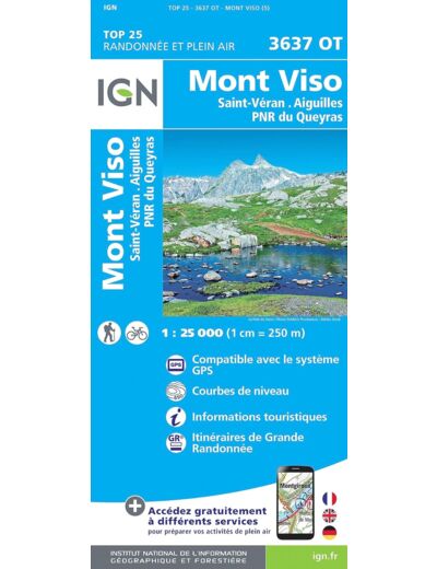 3637OT MONT VISO ST-VERAN AIGUILLES PNR DU QUEYRAS